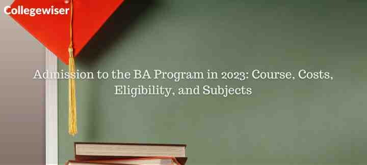 Admission to the BA Program: Course, Costs, Eligibility, and Subjects  